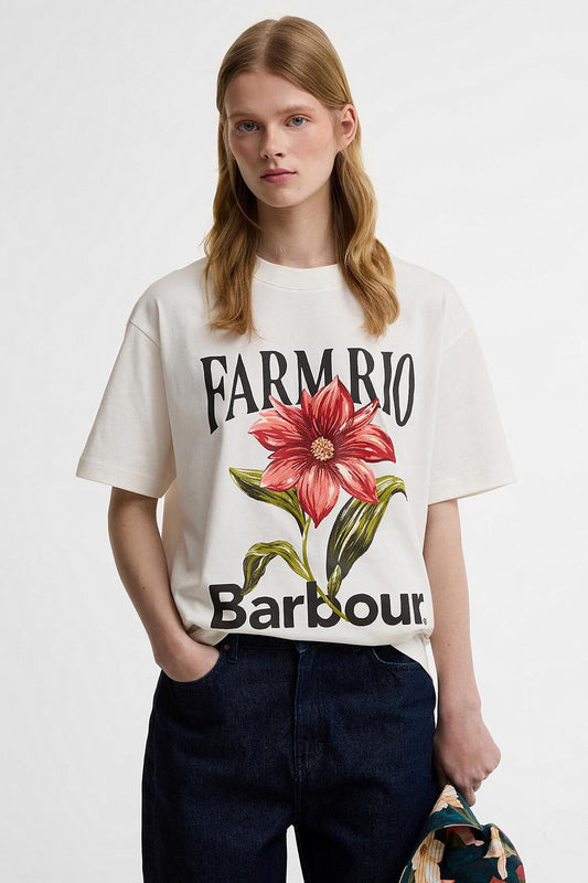 Wildblumen Oversized Grafik-T-Shirt