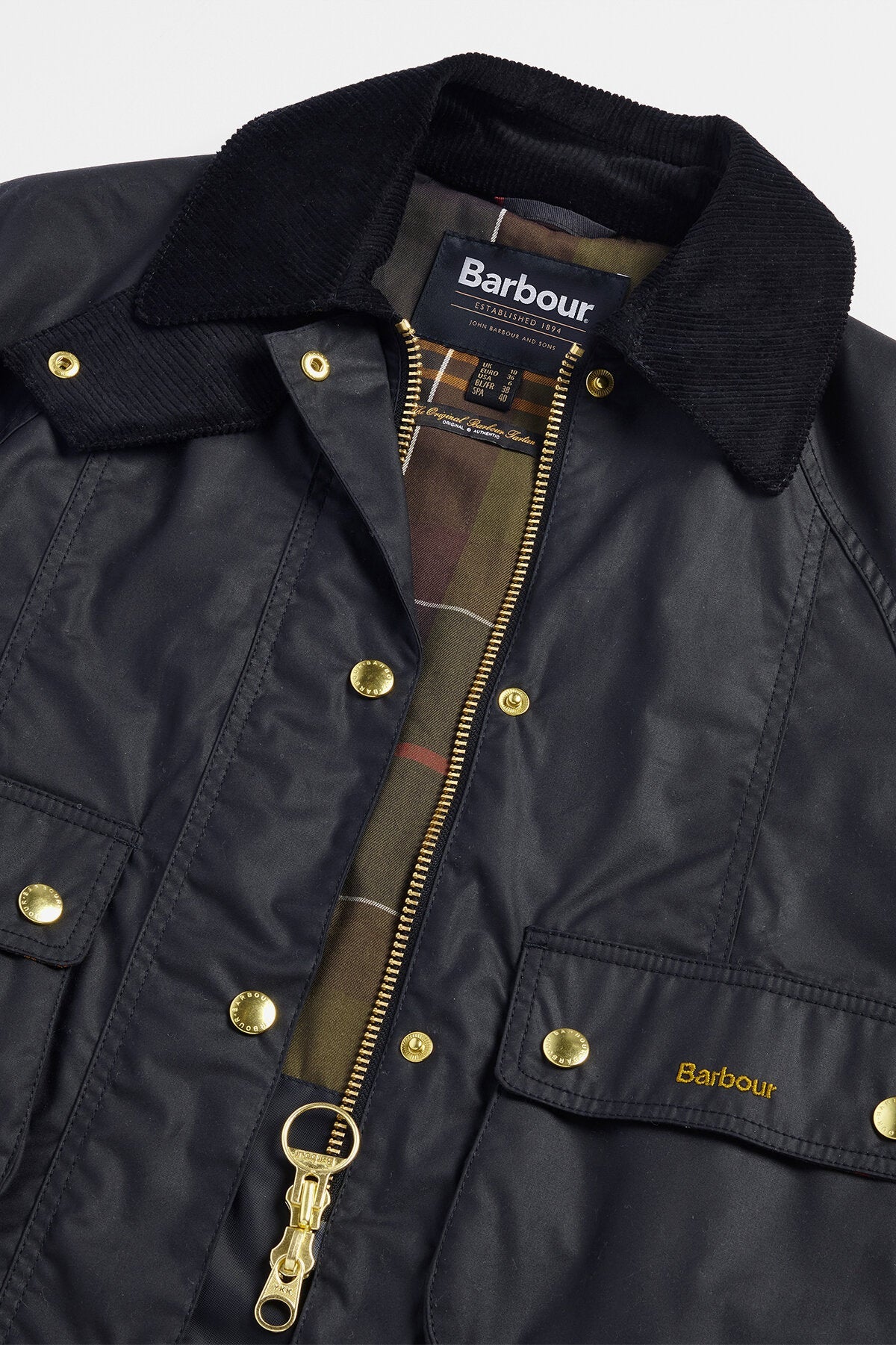 Kurze Beadnell Wachsjacke