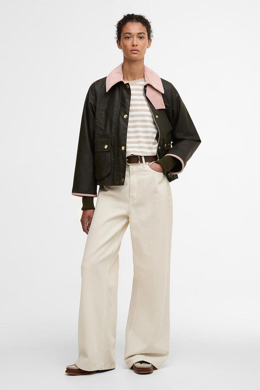 Cropped Beadnell Wachsjacke