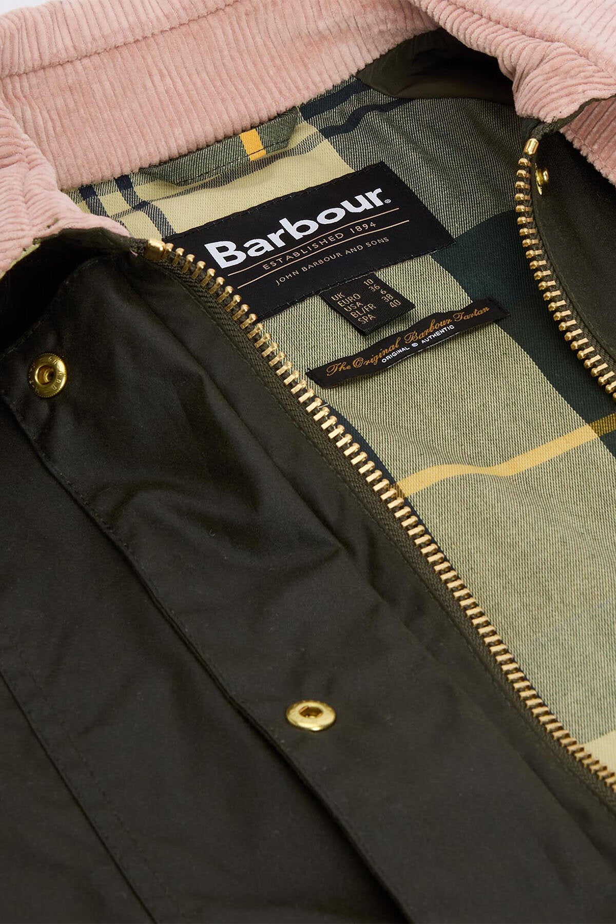 Cropped Beadnell Wachsjacke