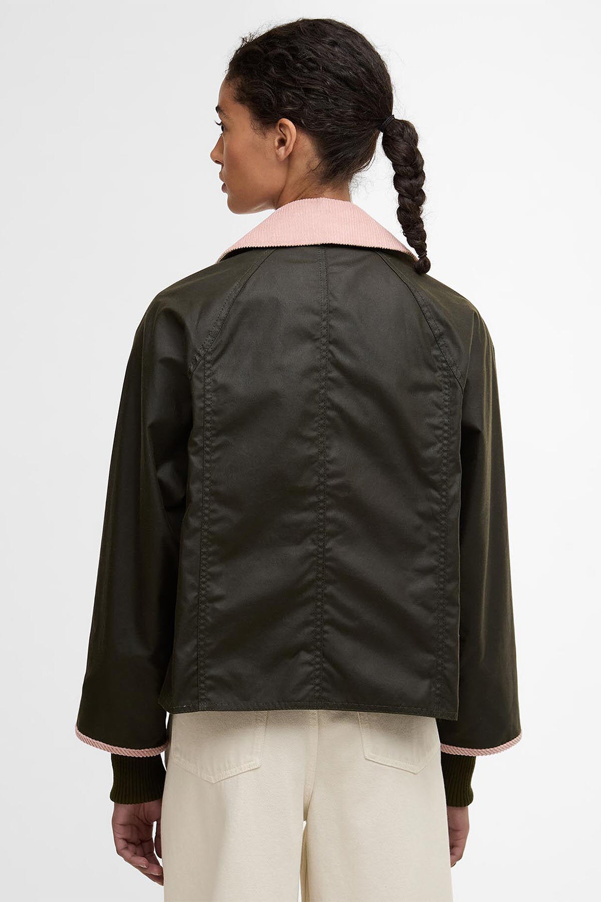 Cropped Beadnell Wachsjacke