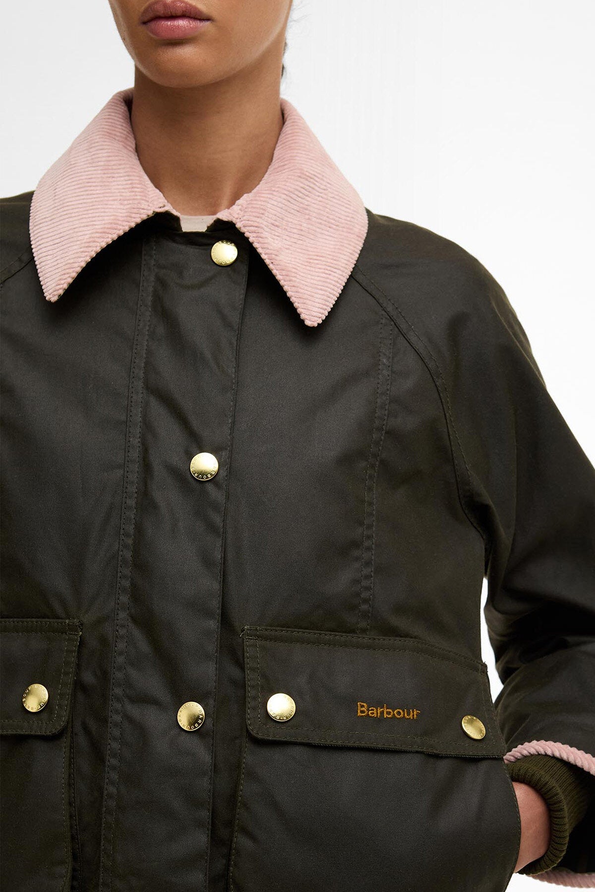 Cropped Beadnell Wachsjacke