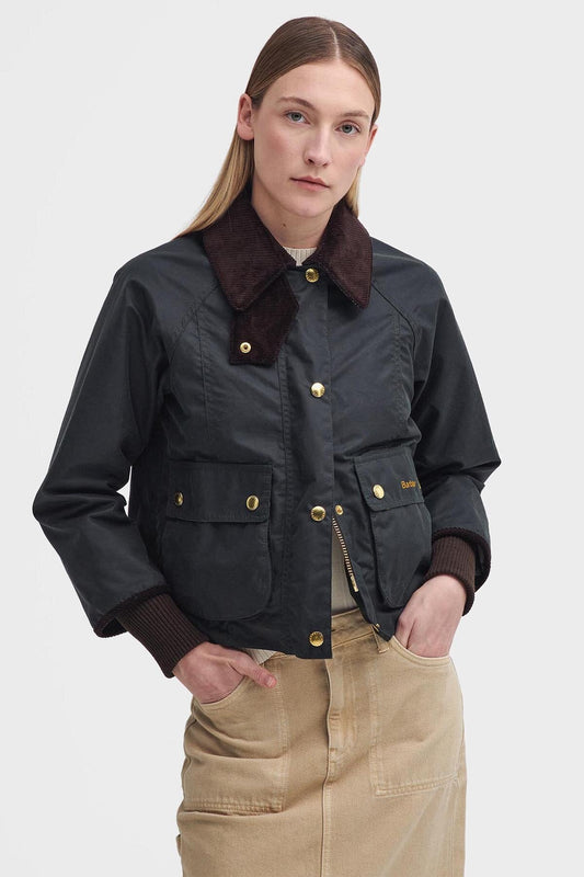 Kurze Beadnell Wachsjacke