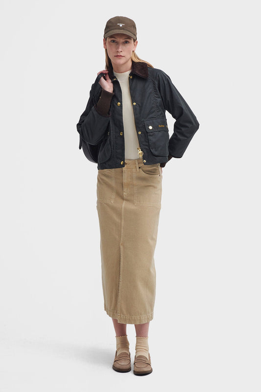 Kurze Beadnell Wachsjacke