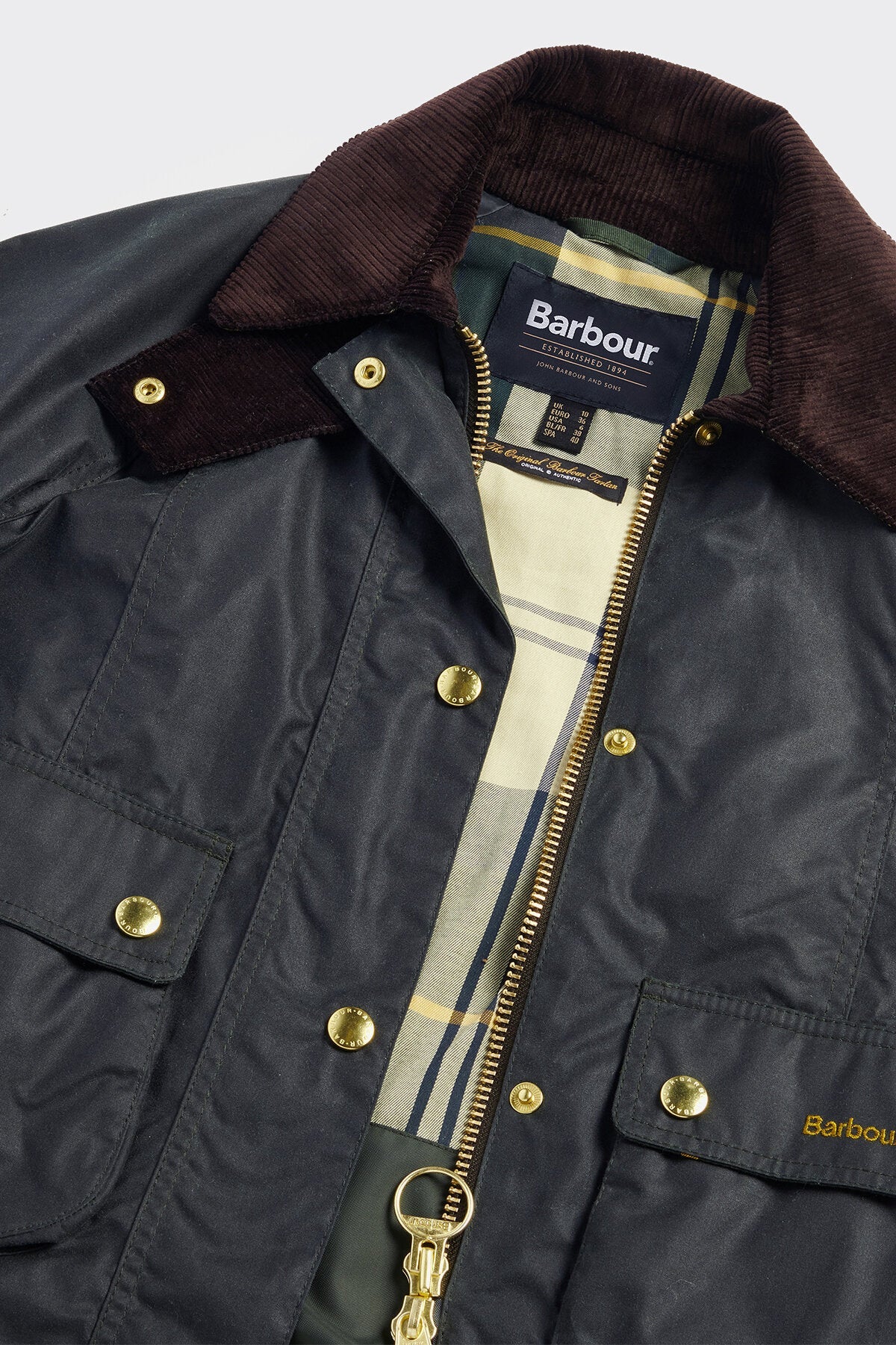 Kurze Beadnell Wachsjacke