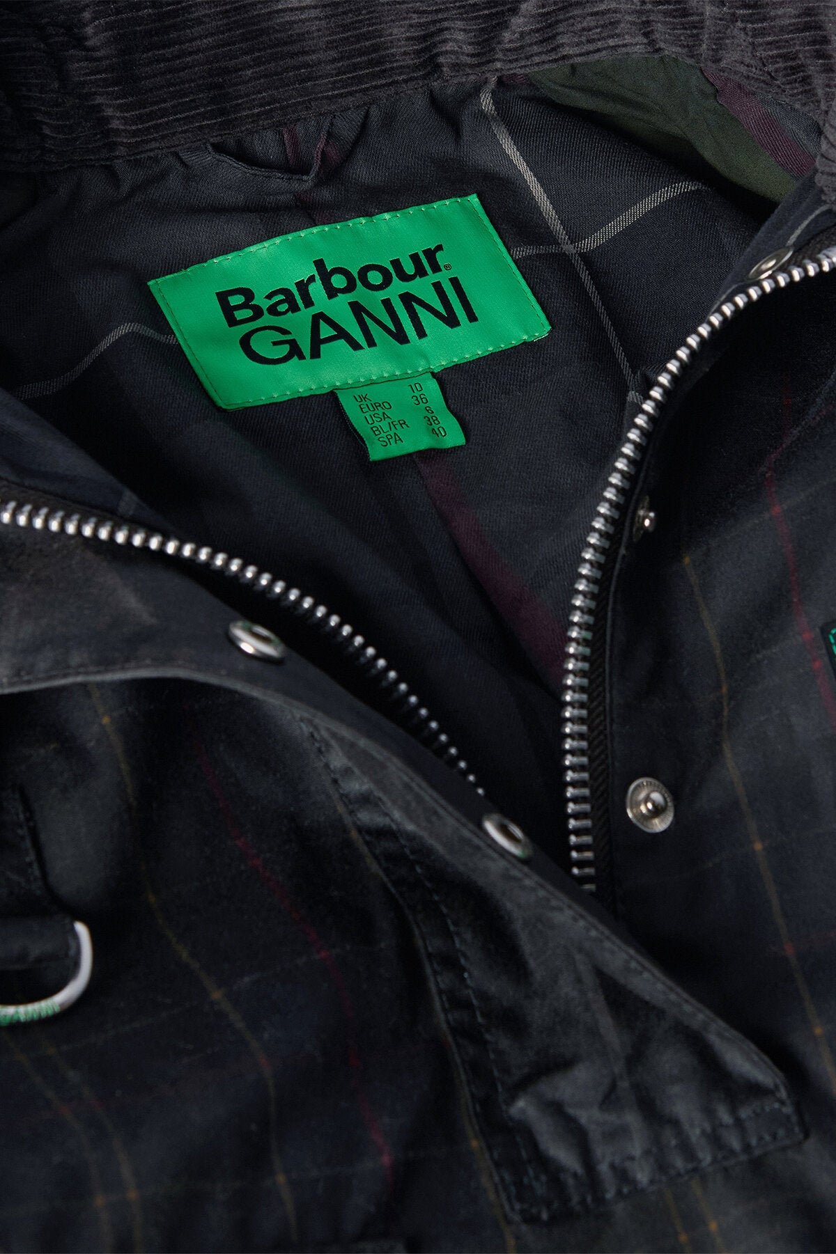 Ganni Wax Anorak Smock