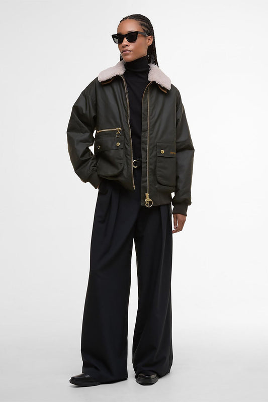 Maxine Steppjacke im Bikerstil