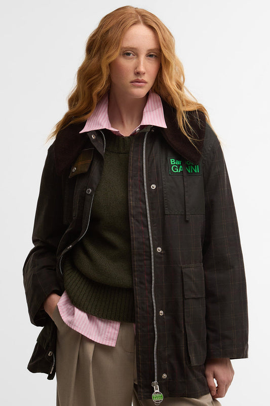 Tartan Waxed Duffle Coat