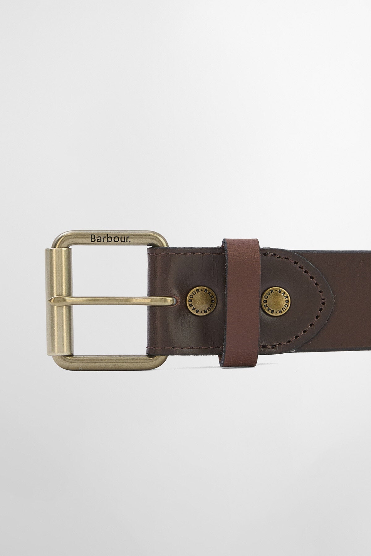 Contrast Leather Belt