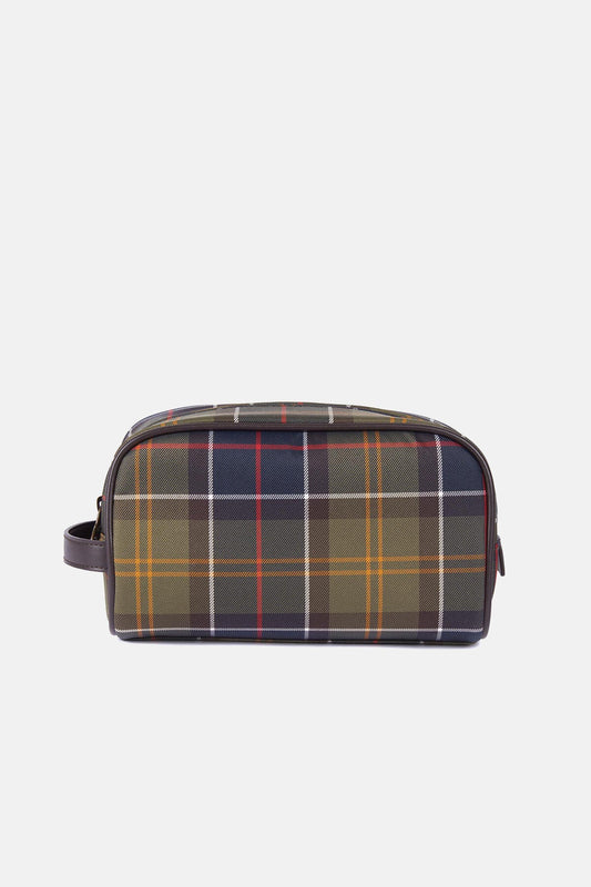 Kulturtasche mit Schottenkaro