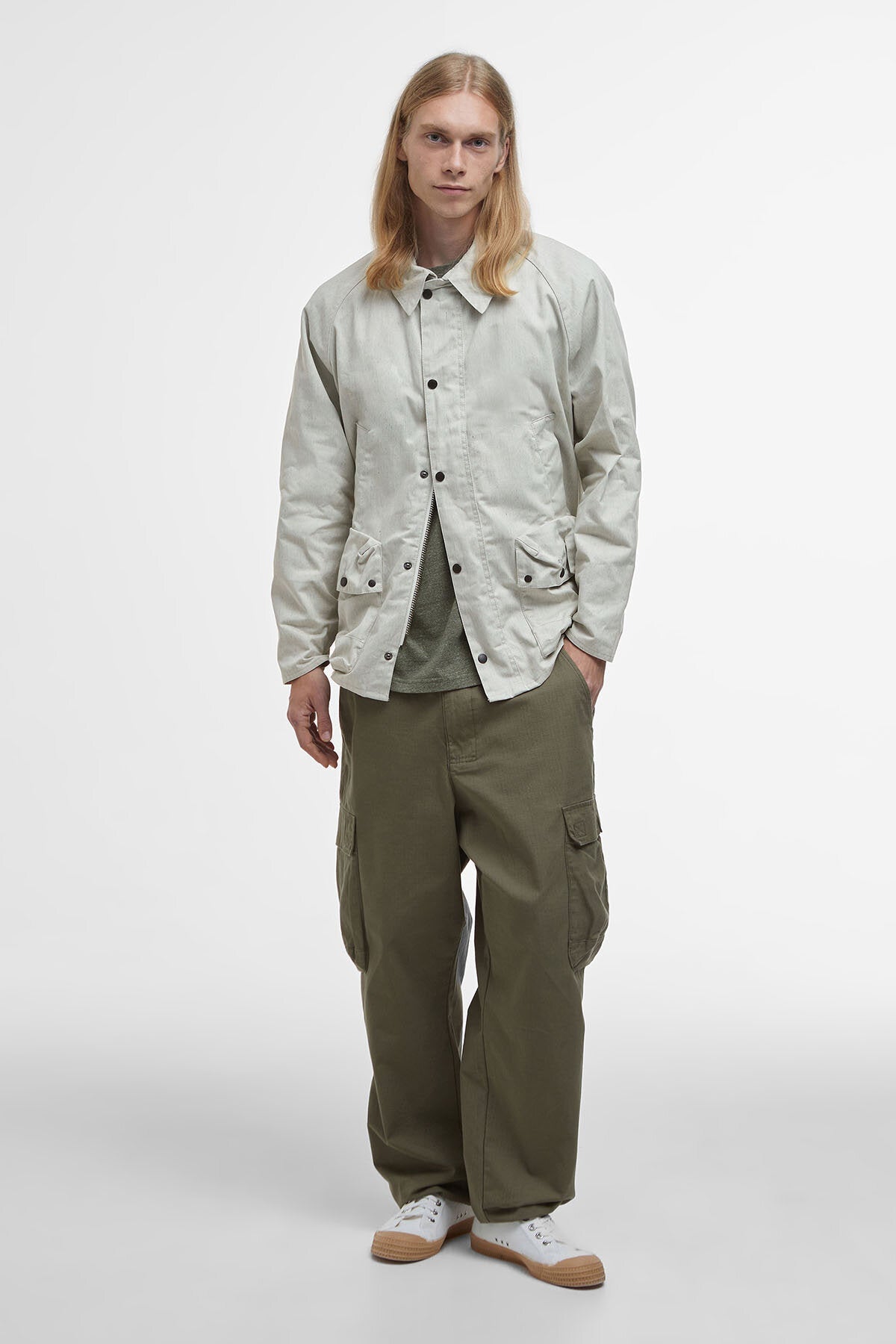 Modifizierte Oversize Bedale Freizeitjacke