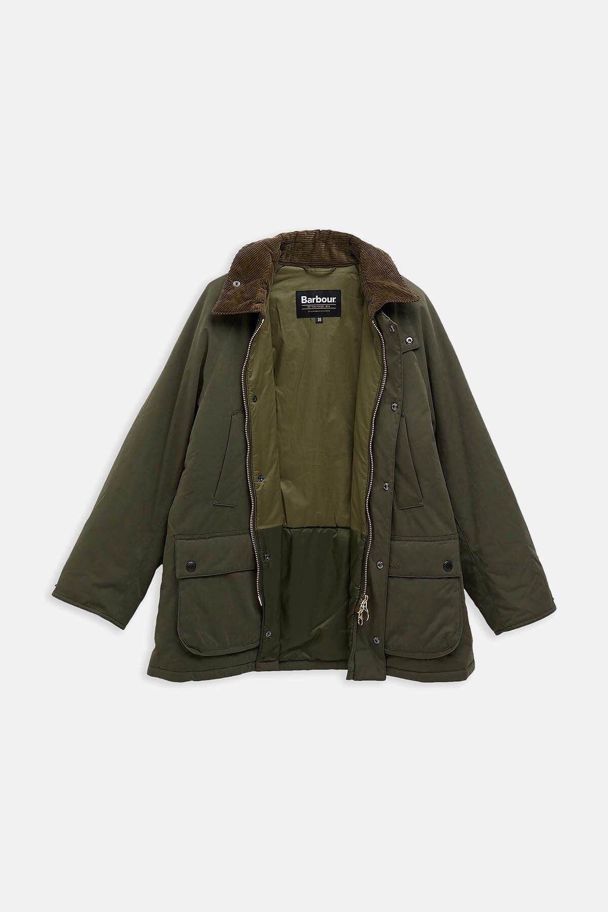Oversized Bedale Padded Casual Jacket