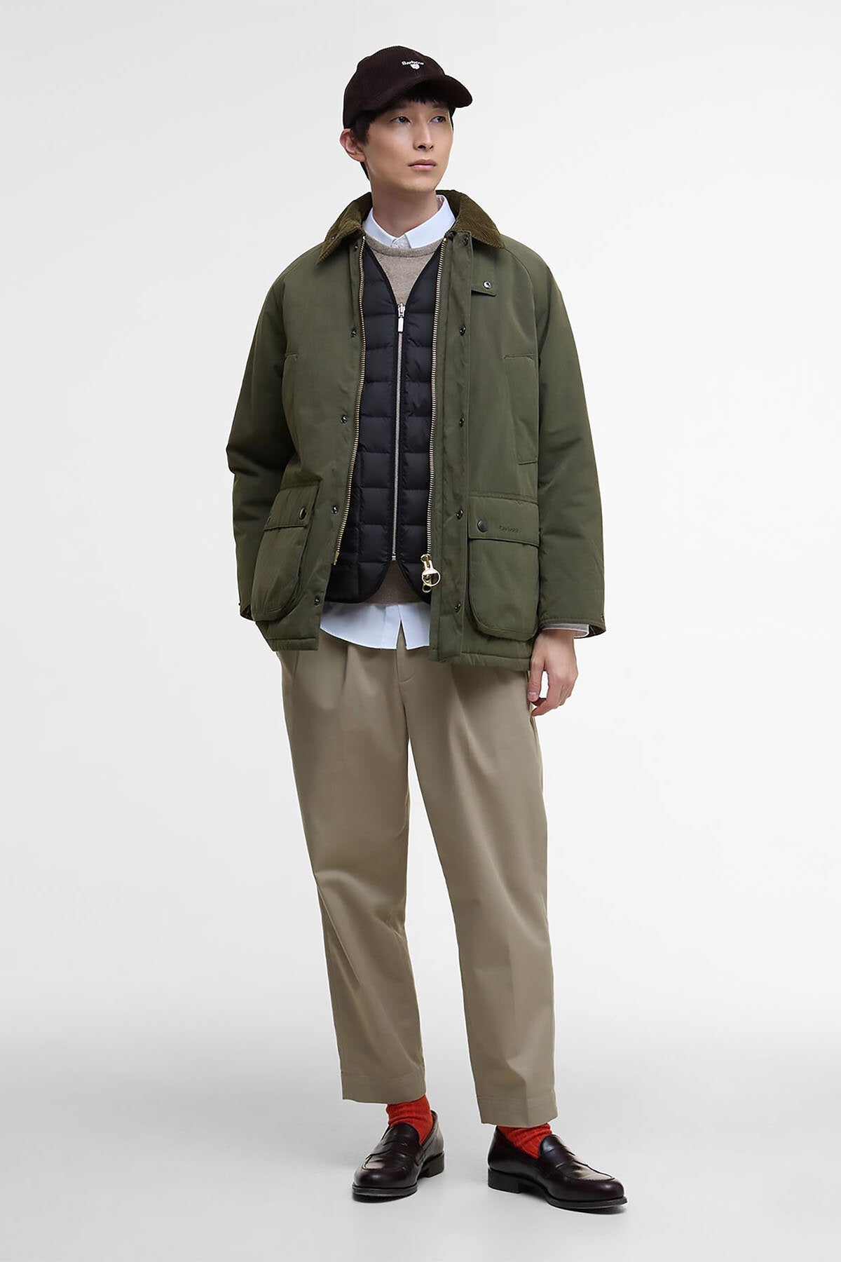 Oversized Bedale Padded Casual Jacket