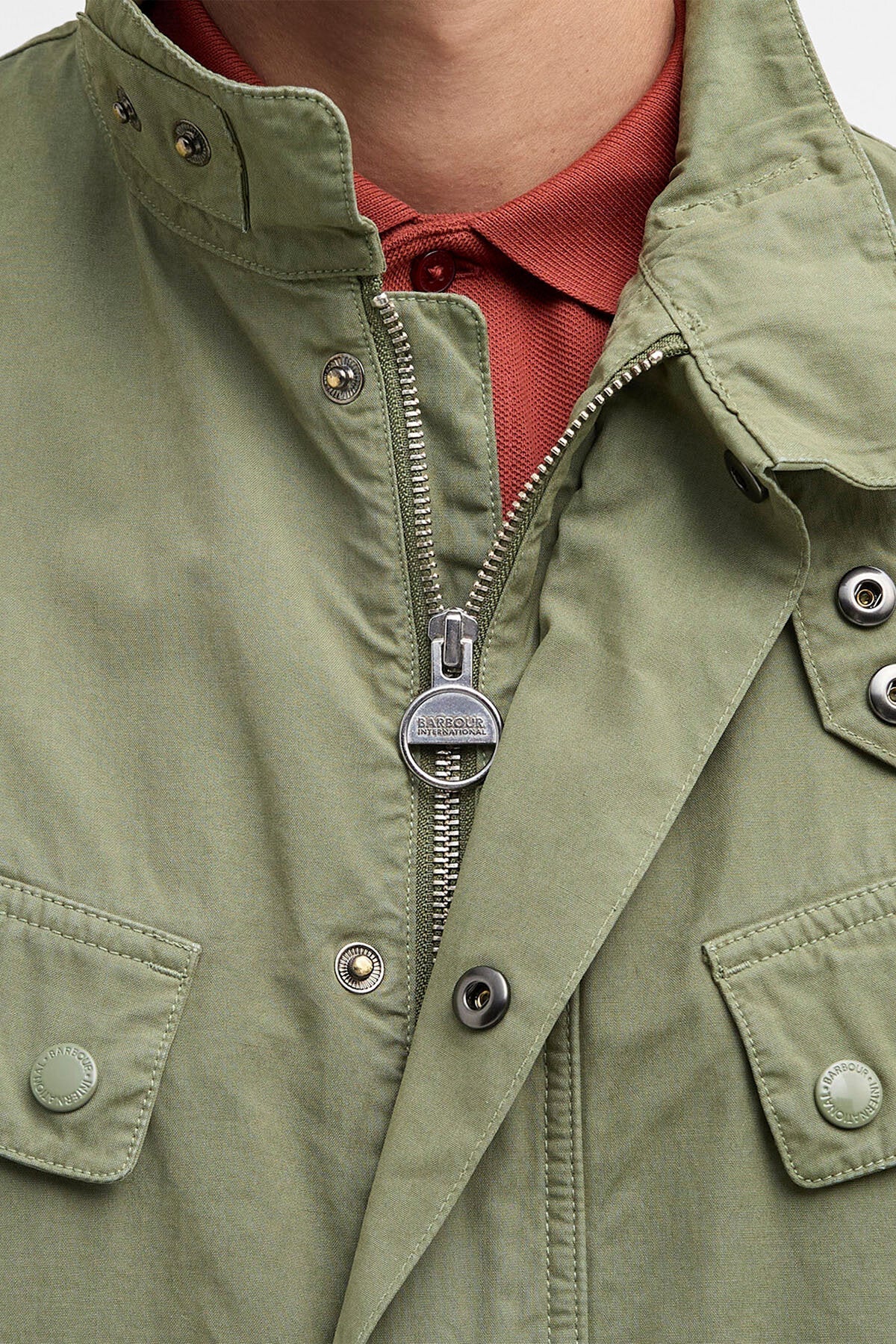 Duke Freizeitjacke mit Pigmentfärbung