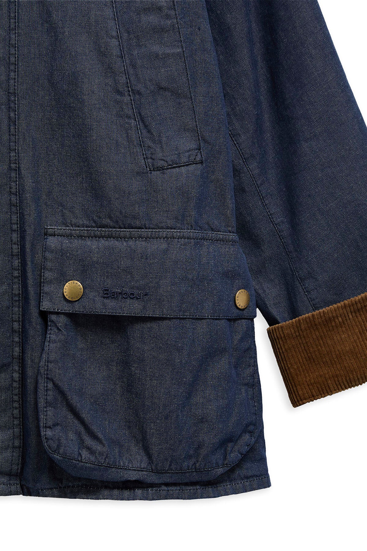 Oversized Bedale Denim Casual Jacket