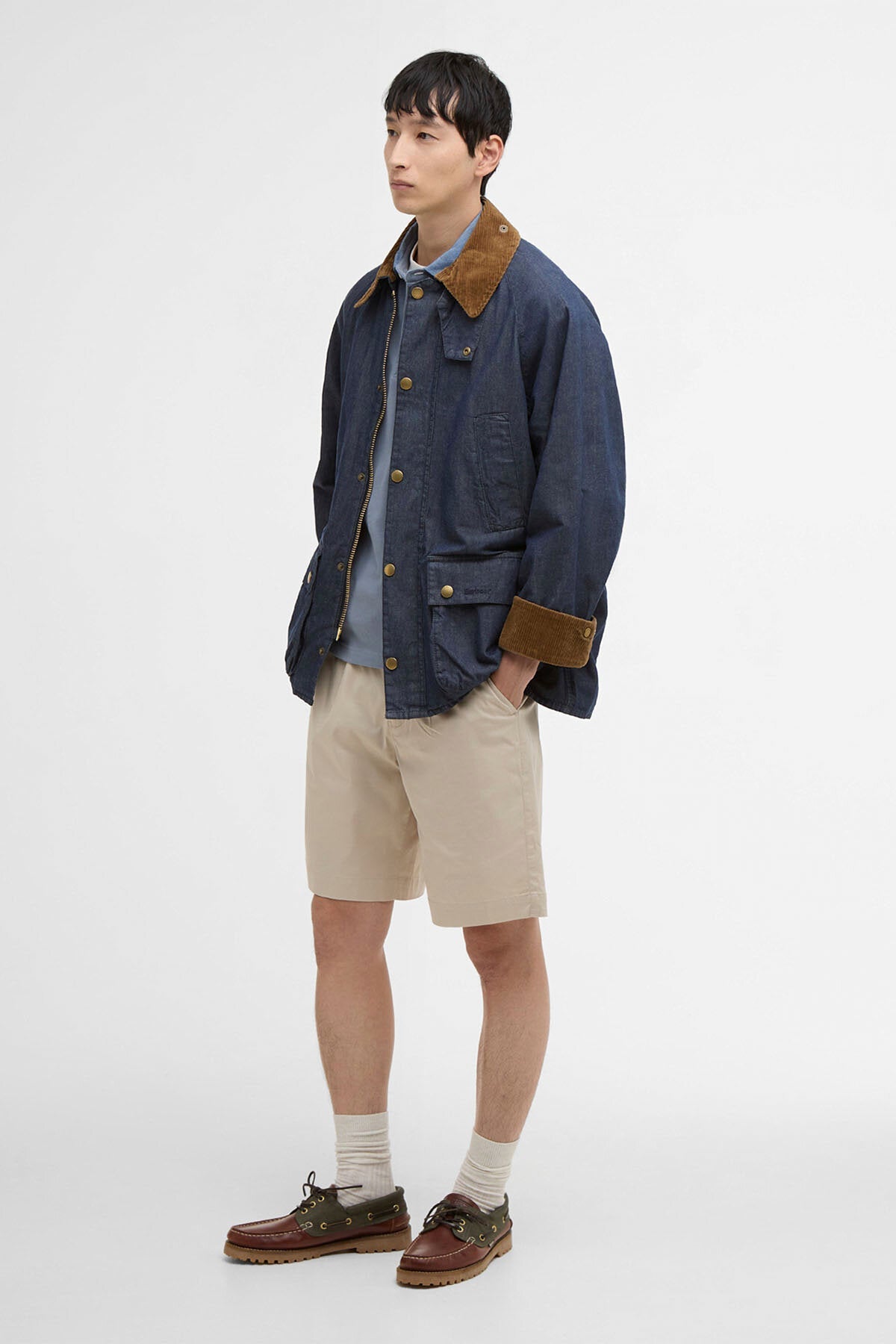 Oversized Bedale Denim Casual Jacket