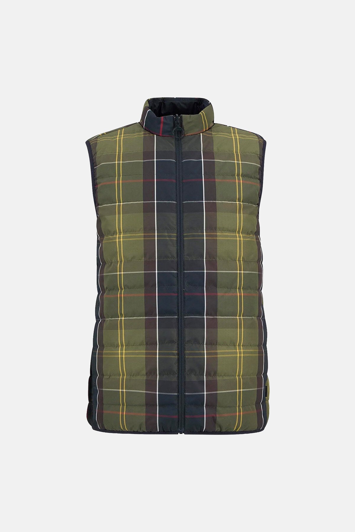 Reversible Tartan Puffer Gilet