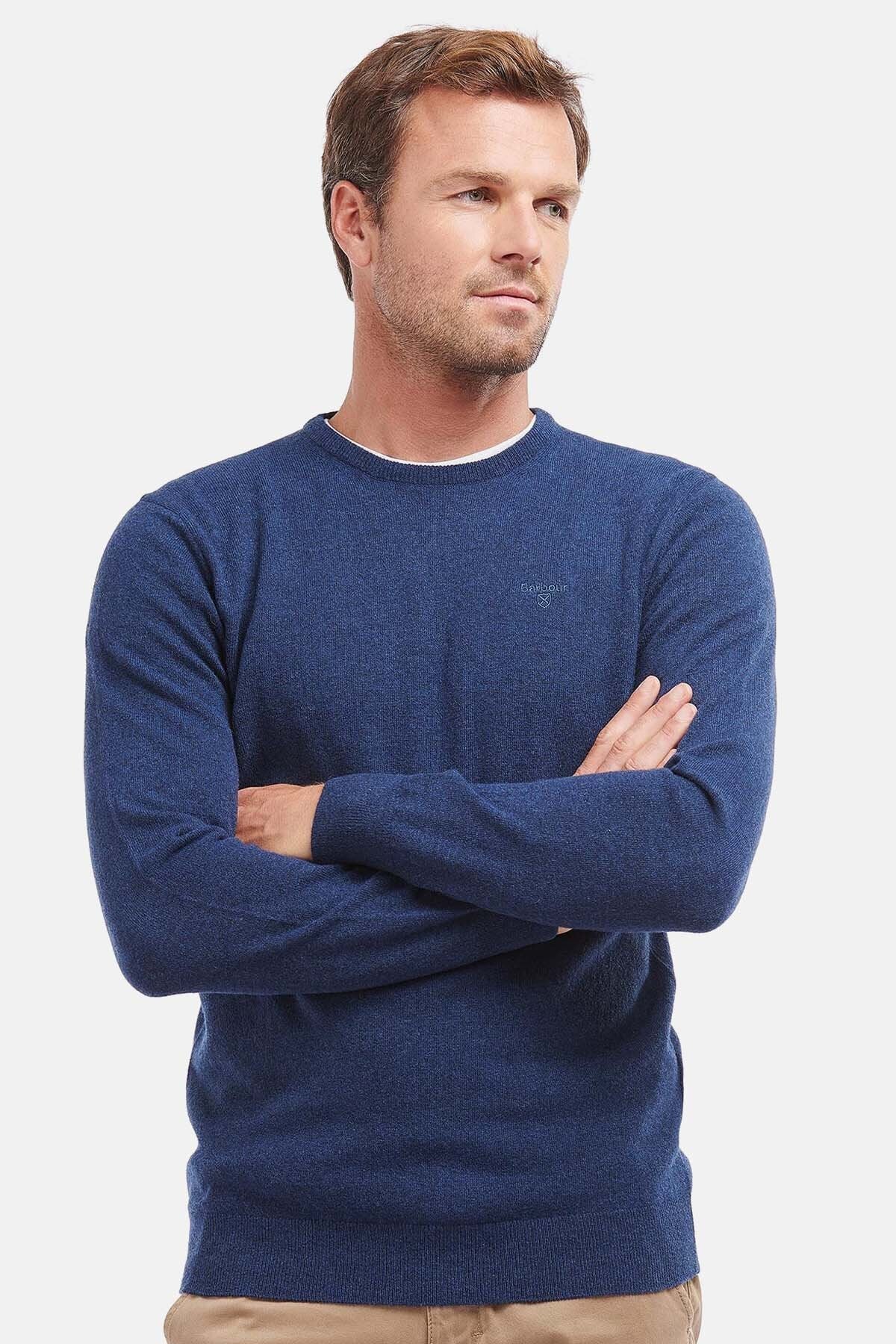 Rundhals-Pullover aus Wolle