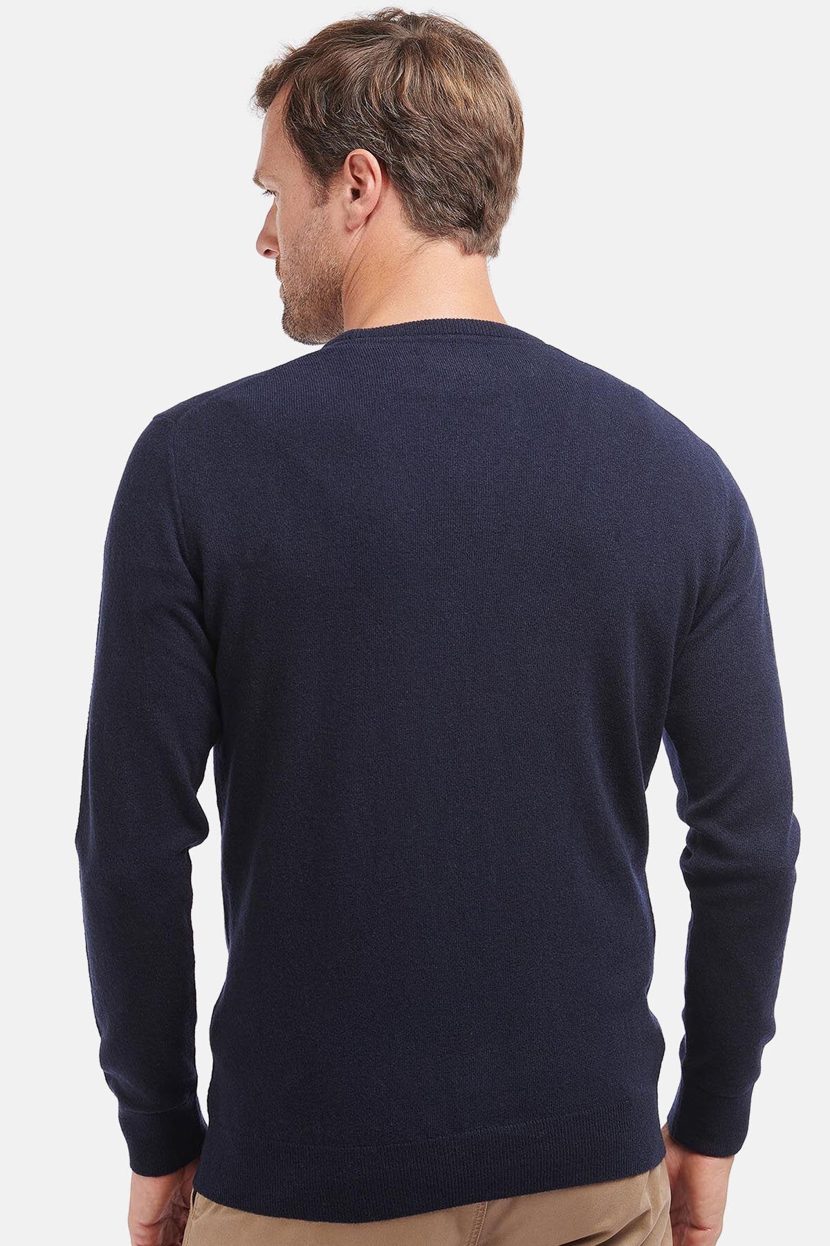 Rundhals-Pullover aus Wolle