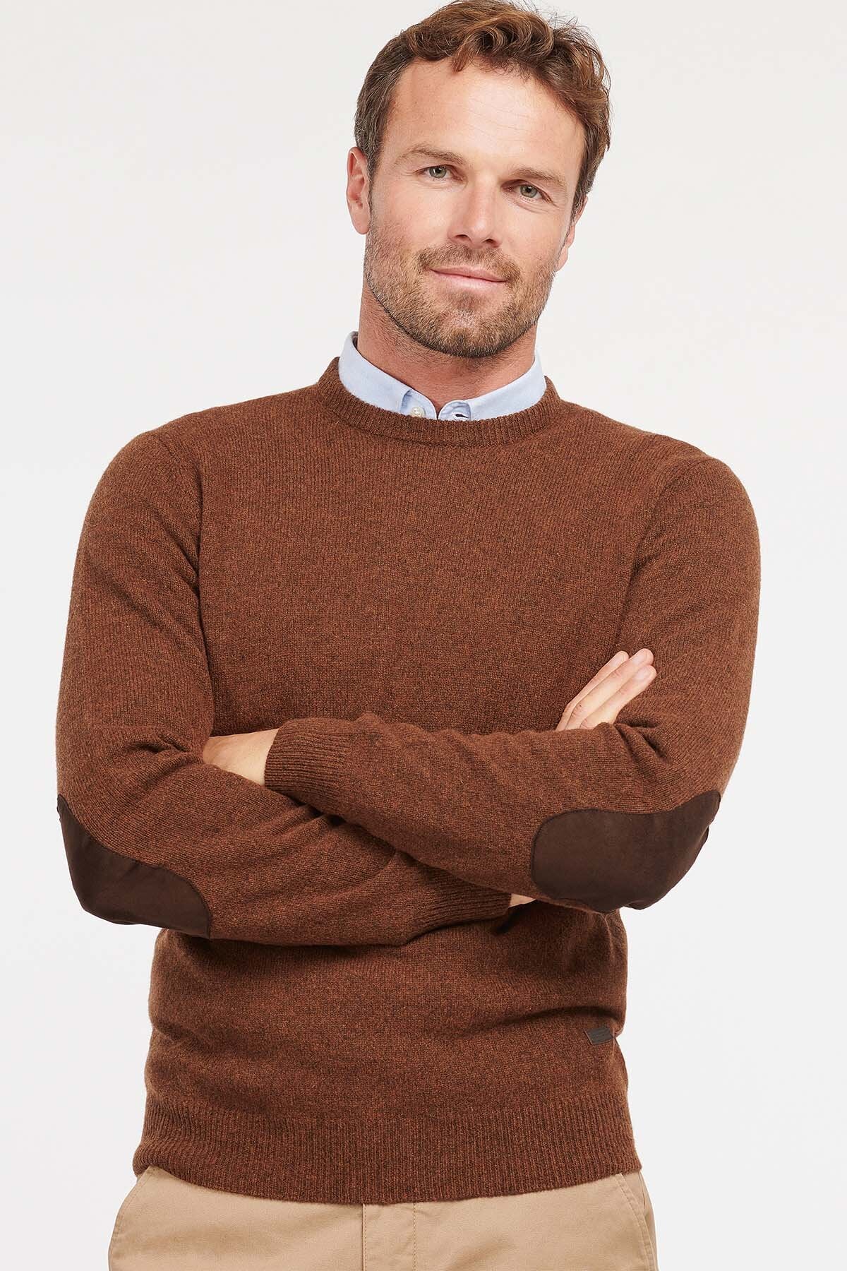 Rundhals-Pullover aus Wolle