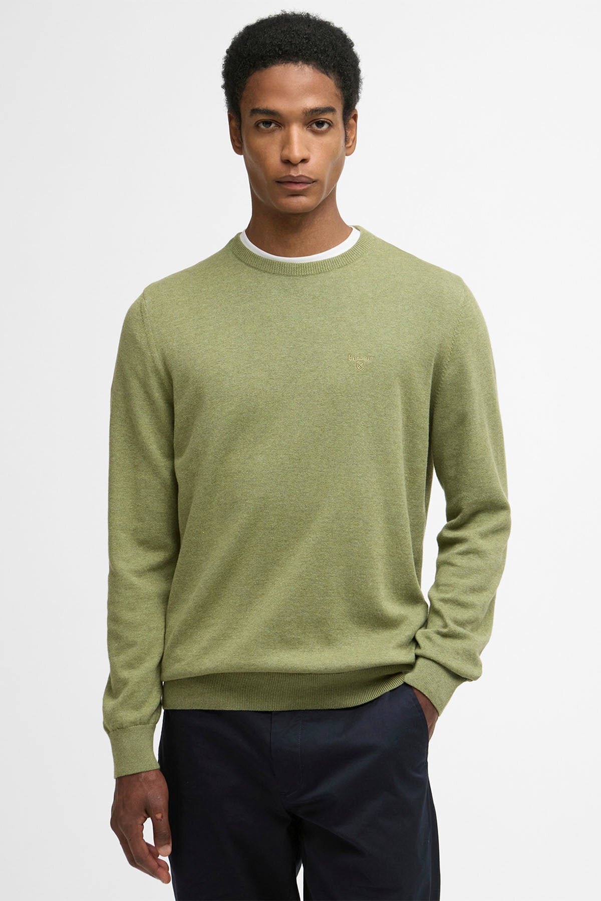 Pima Cotton Crew-Neck Sweater