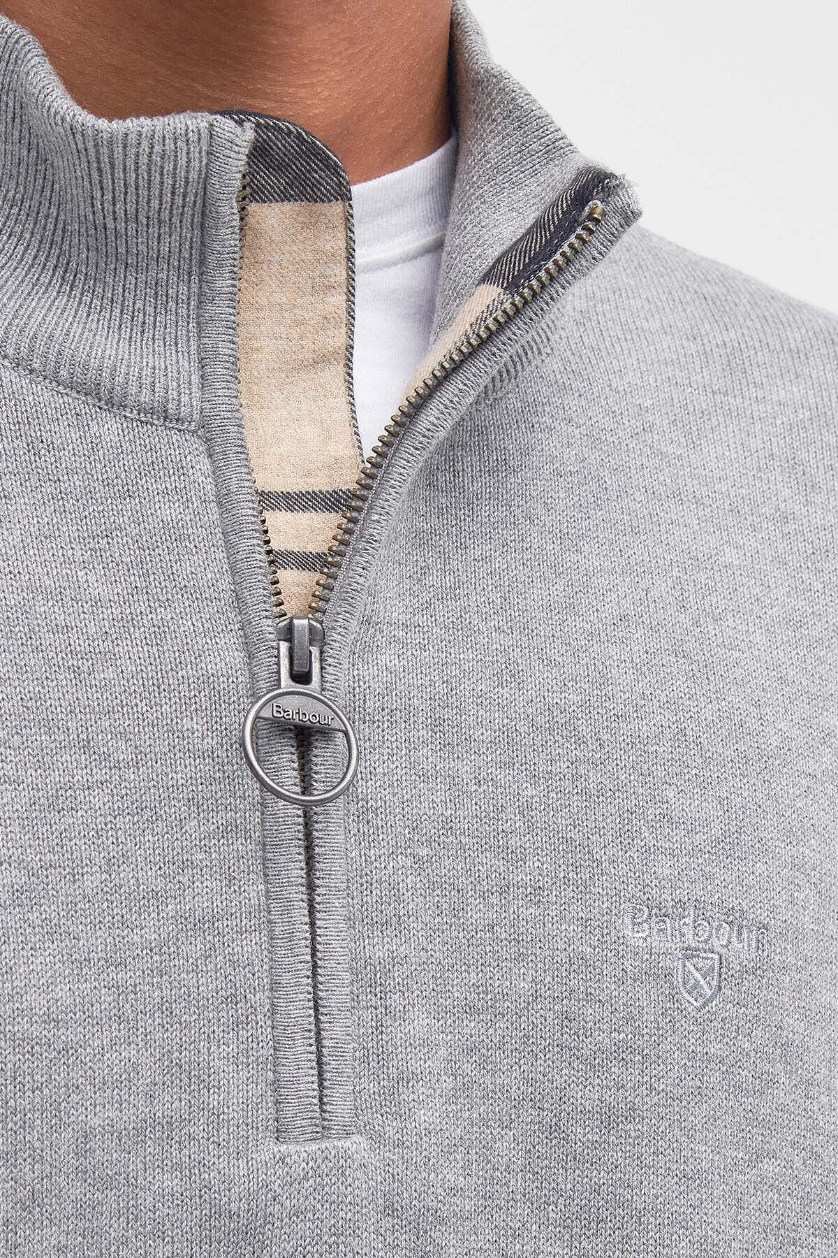 Cotton Half Zip Sweater