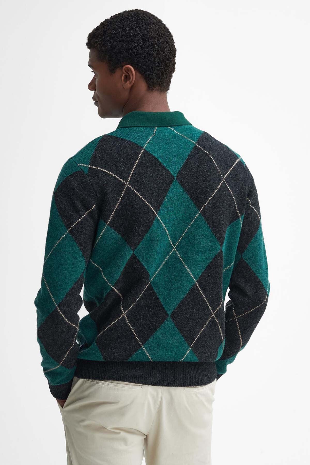 Sutherwell Argyle Pullover mit Rundhalsausschnitt