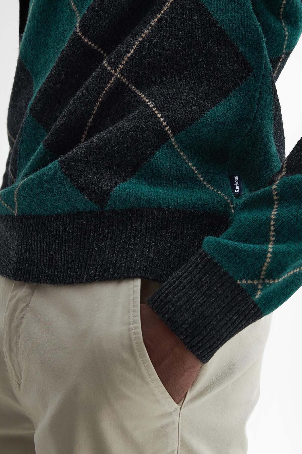 Sutherwell Argyle Pullover mit Rundhalsausschnitt