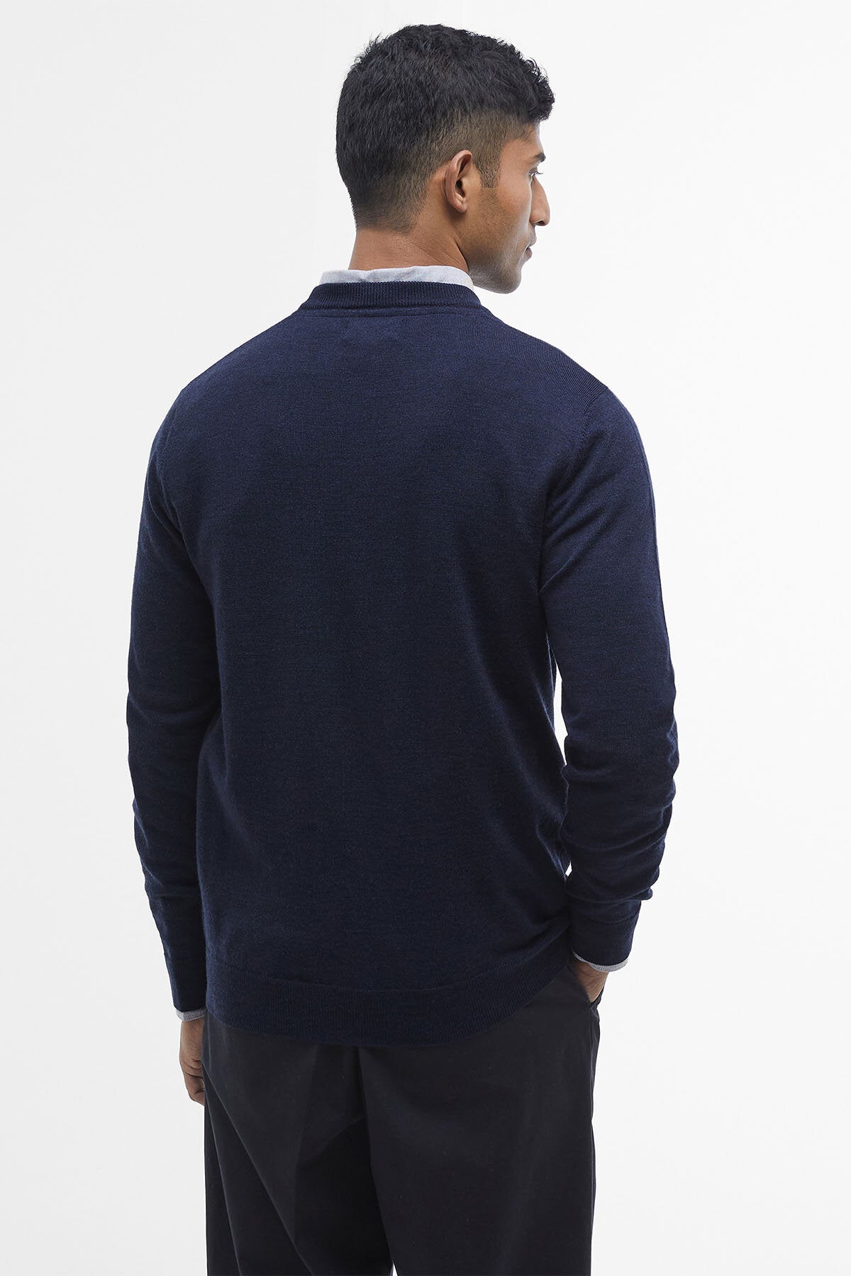 Merino-Rundhalspullover