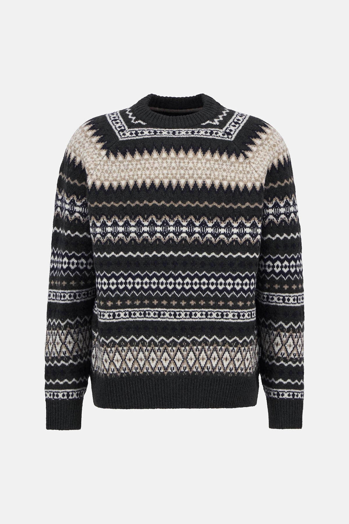 Hase Fair Isle Rundhalspullover