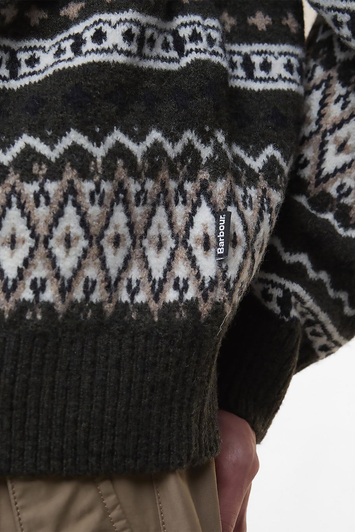 Hase Fair Isle Rundhalspullover