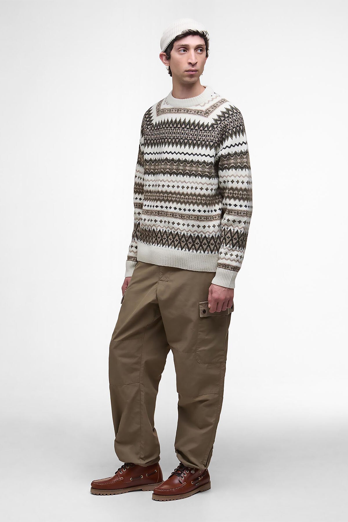 Hase Fair Isle Crew Neck Jumper