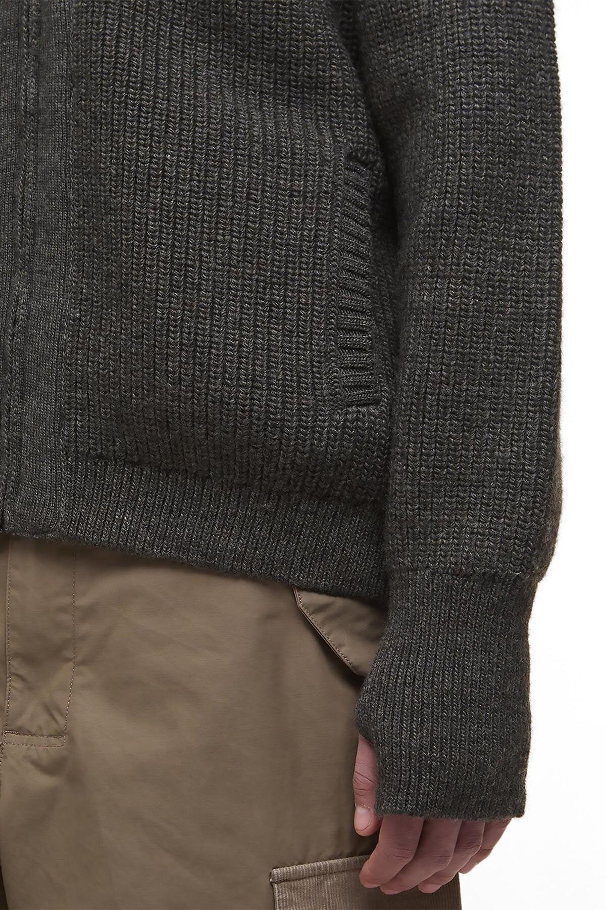 Garthman Knitted Zip-Up Jumper