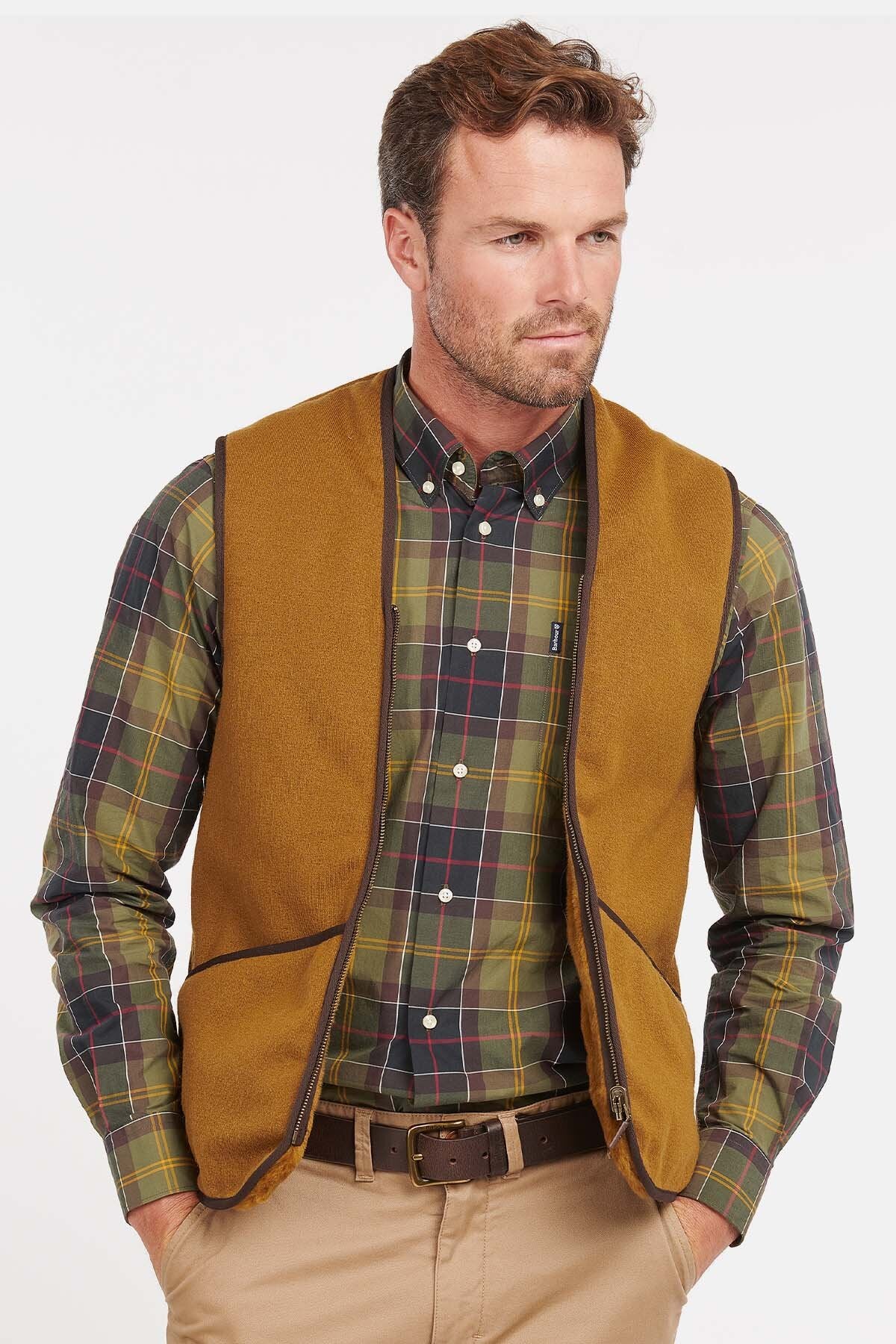 Warme Fleece-Westen-Einzippfutter