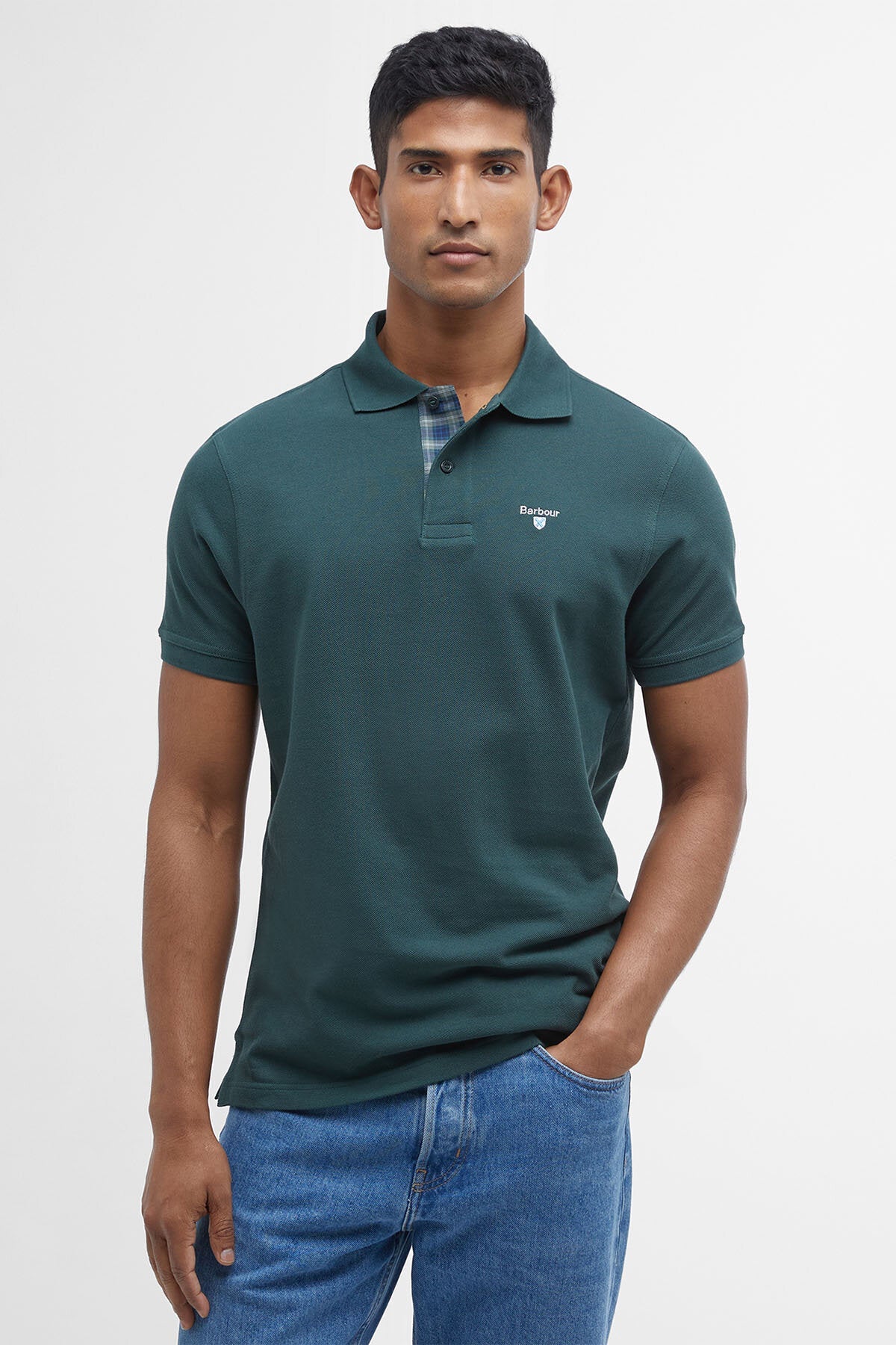 Polo Tartan Pique