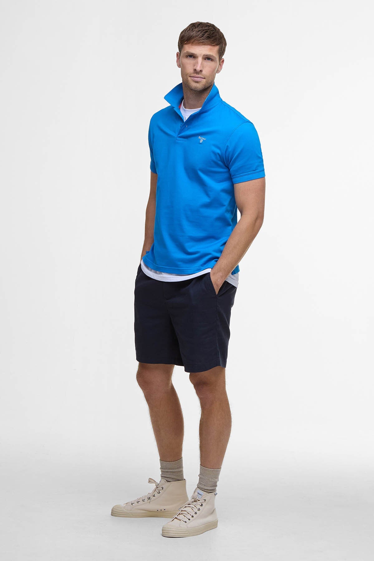 Aktives Kurzarm-Poloshirt