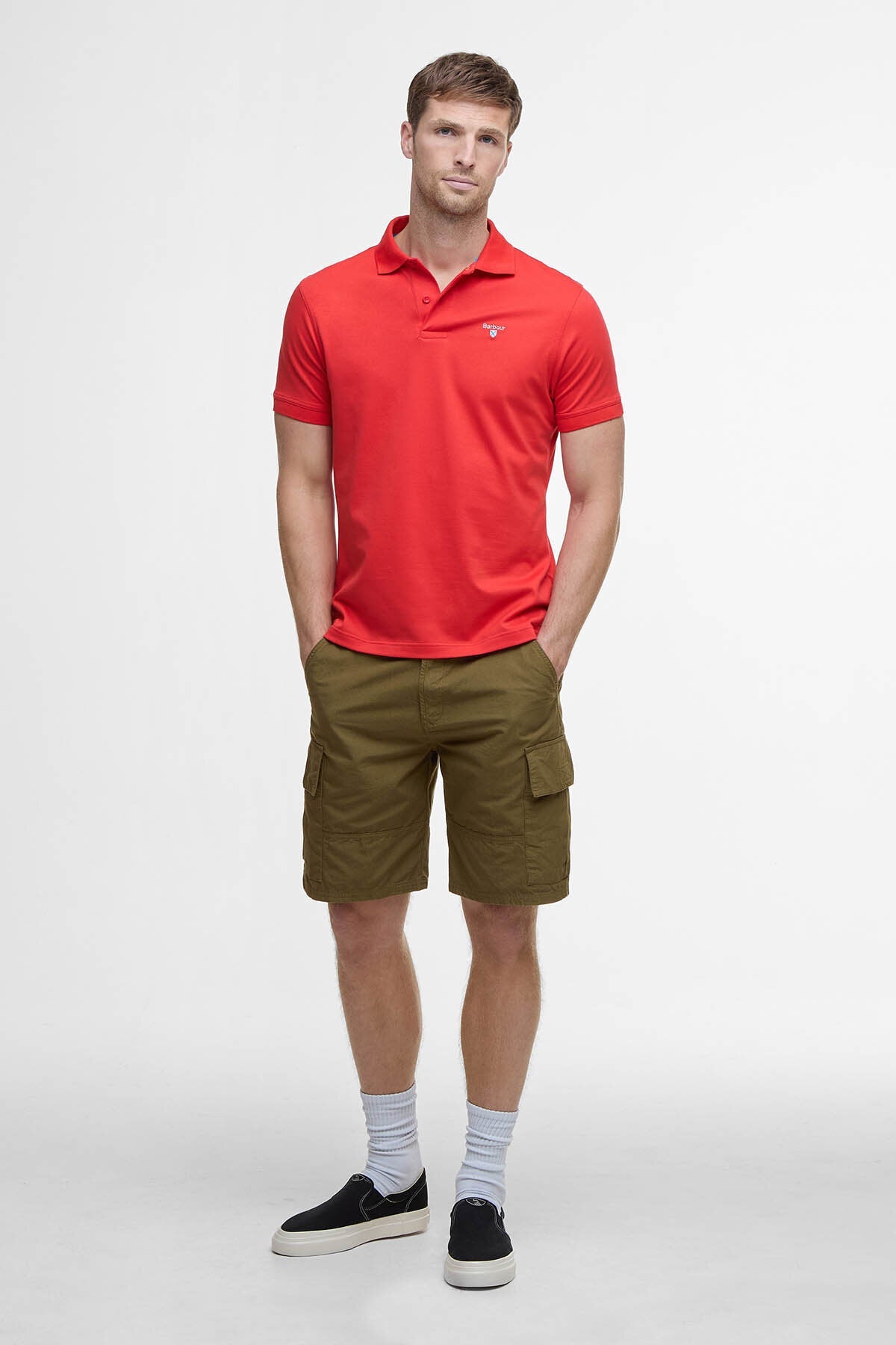 Aktives Kurzarm-Poloshirt