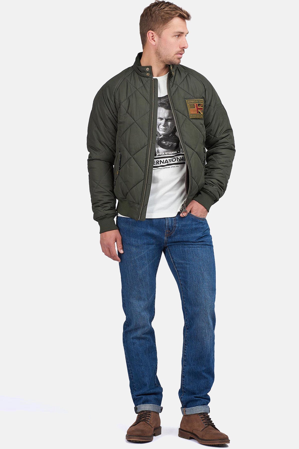 Gesteppte Händlerjacke