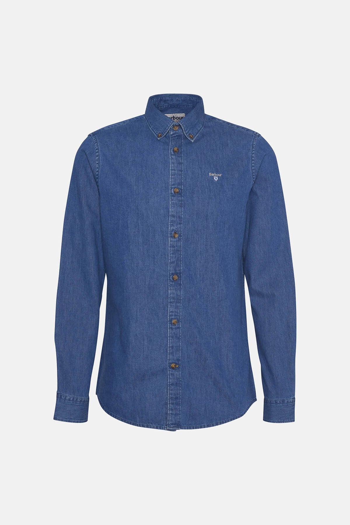 Denim Crest maßgeschneidertes Langarmhemd