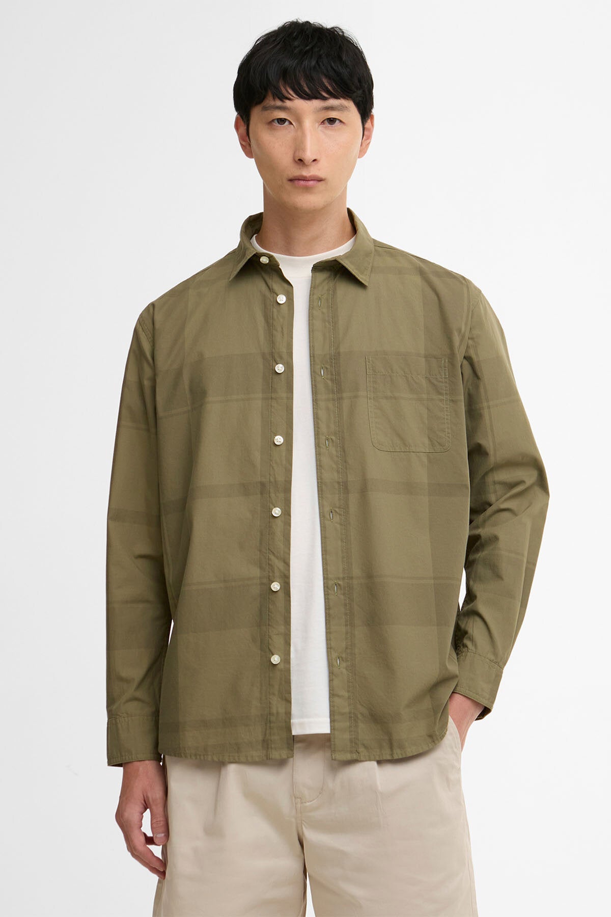 Tunstall Oversized Tonal Tartan Shirt