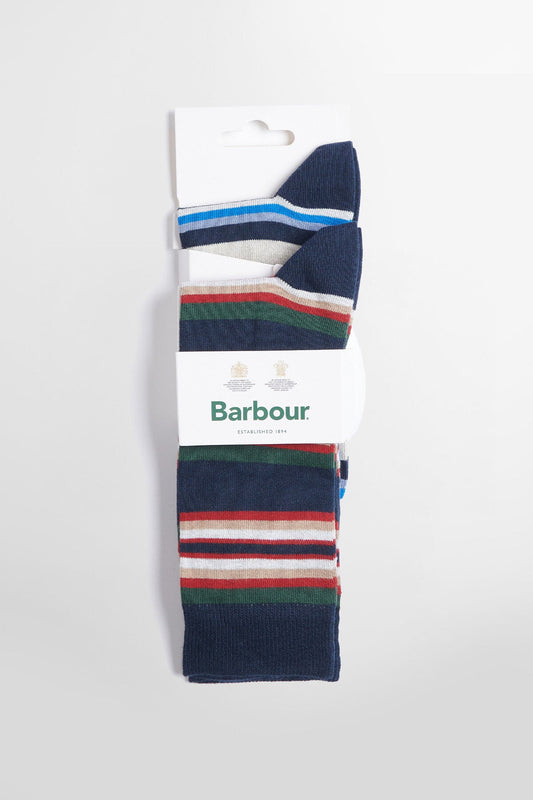 Socken im 2er-Pack mit Sommerstreifen