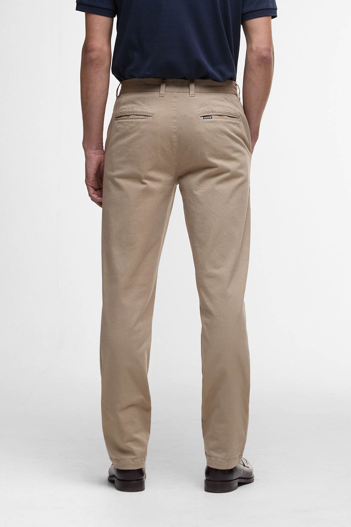 Washed Stretch Tailored Trousers
