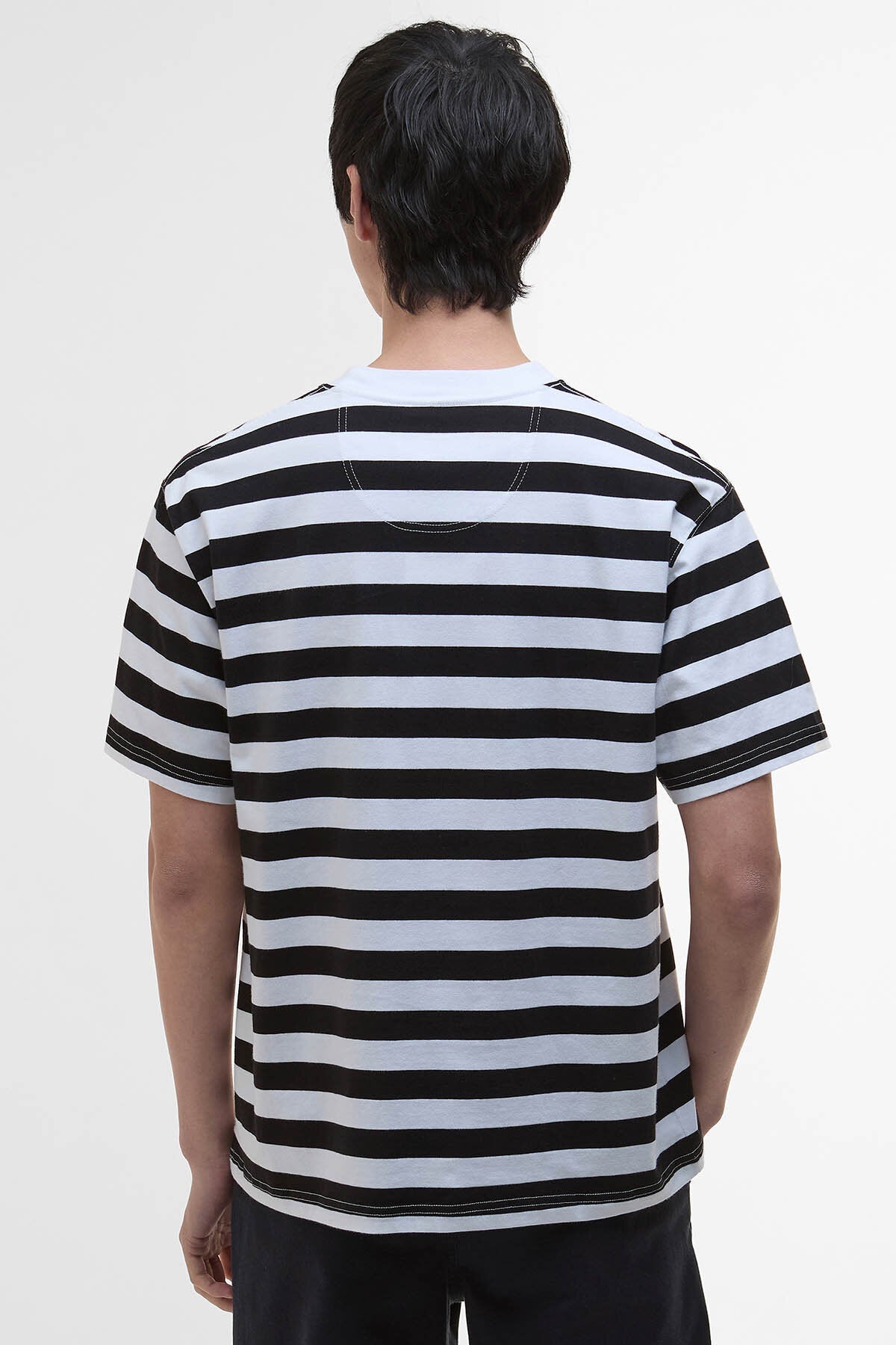 Saltford gestreiftes Oversized T-Shirt