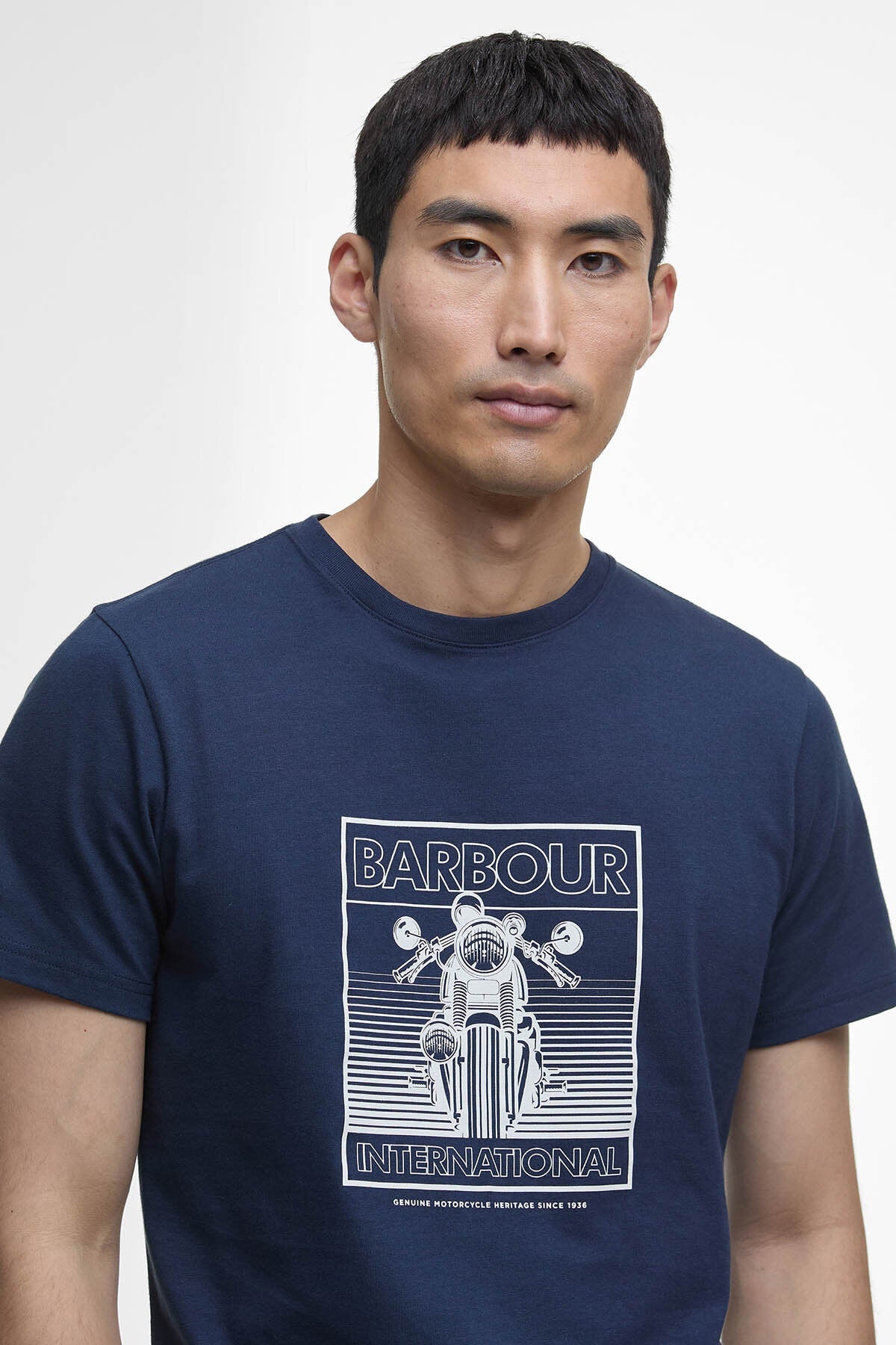 T-Shirt mit Streckenmotiv
