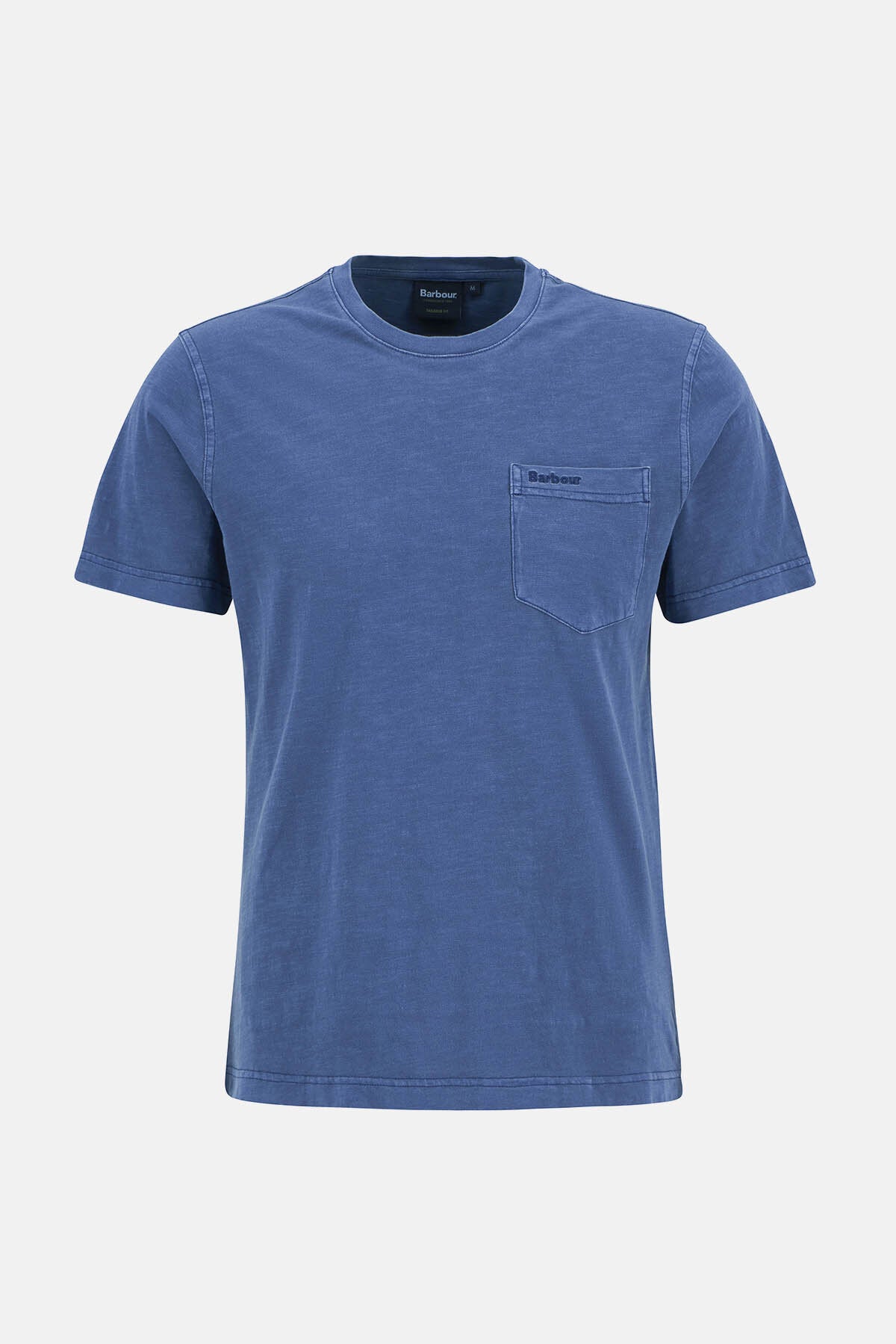 Pigmentgefärbtes T-Shirt mit Brusttasche