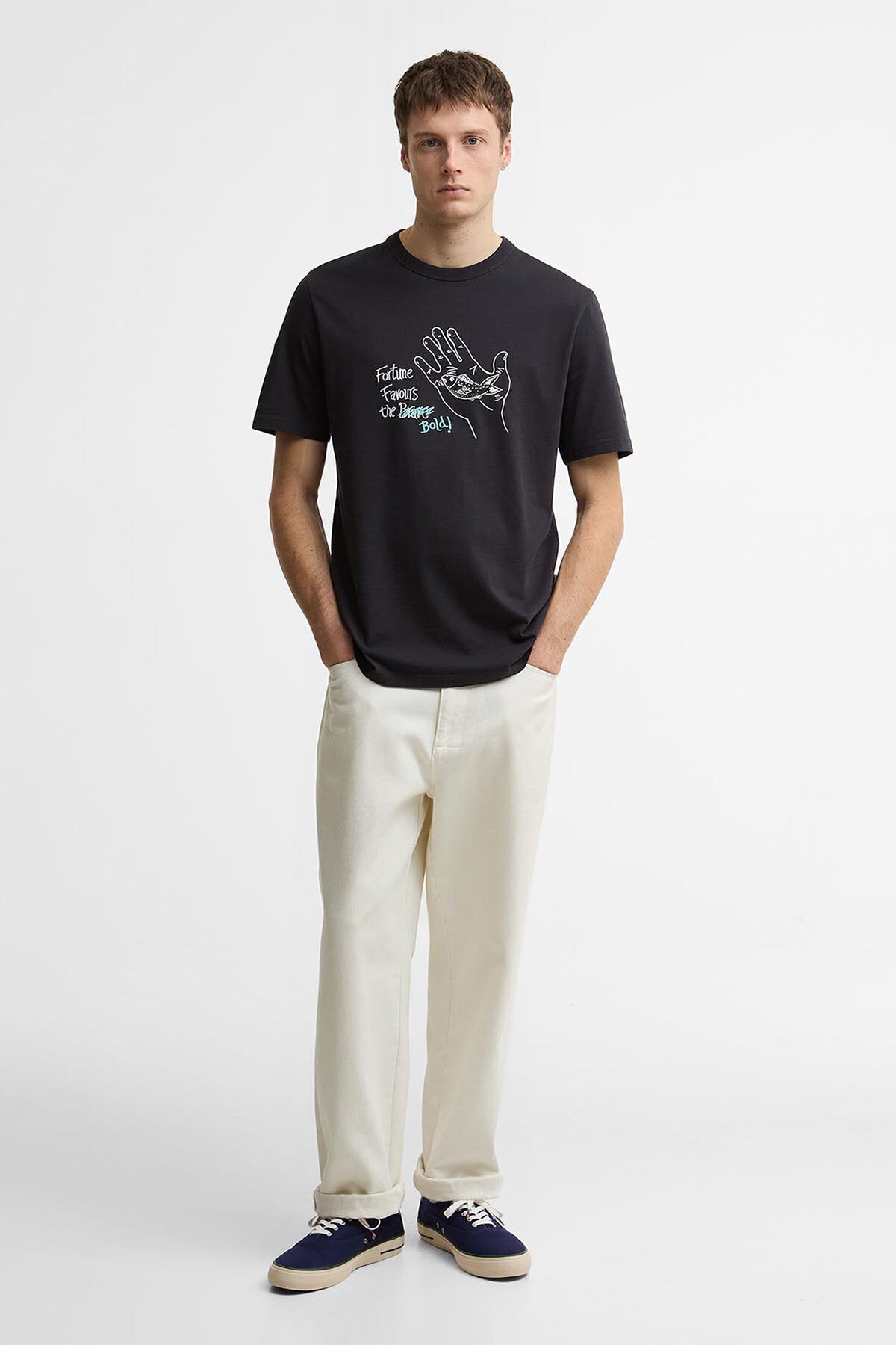 Paul Smith liebt Fortune Fish Grafik-T-Shirt
