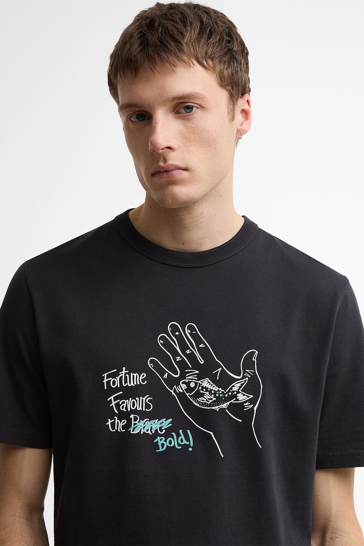 Paul Smith liebt Fortune Fish Grafik-T-Shirt