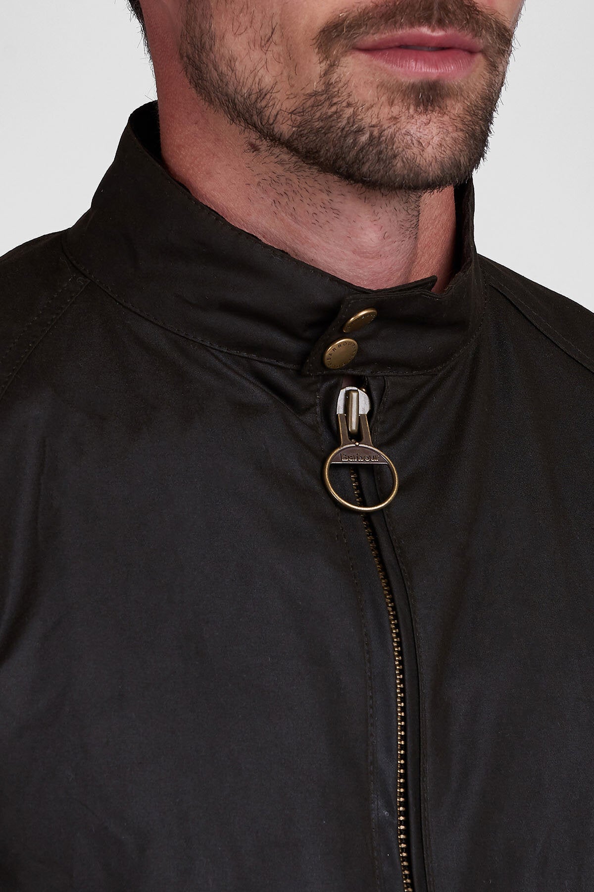 Waxed Cotton Bomber Jacket