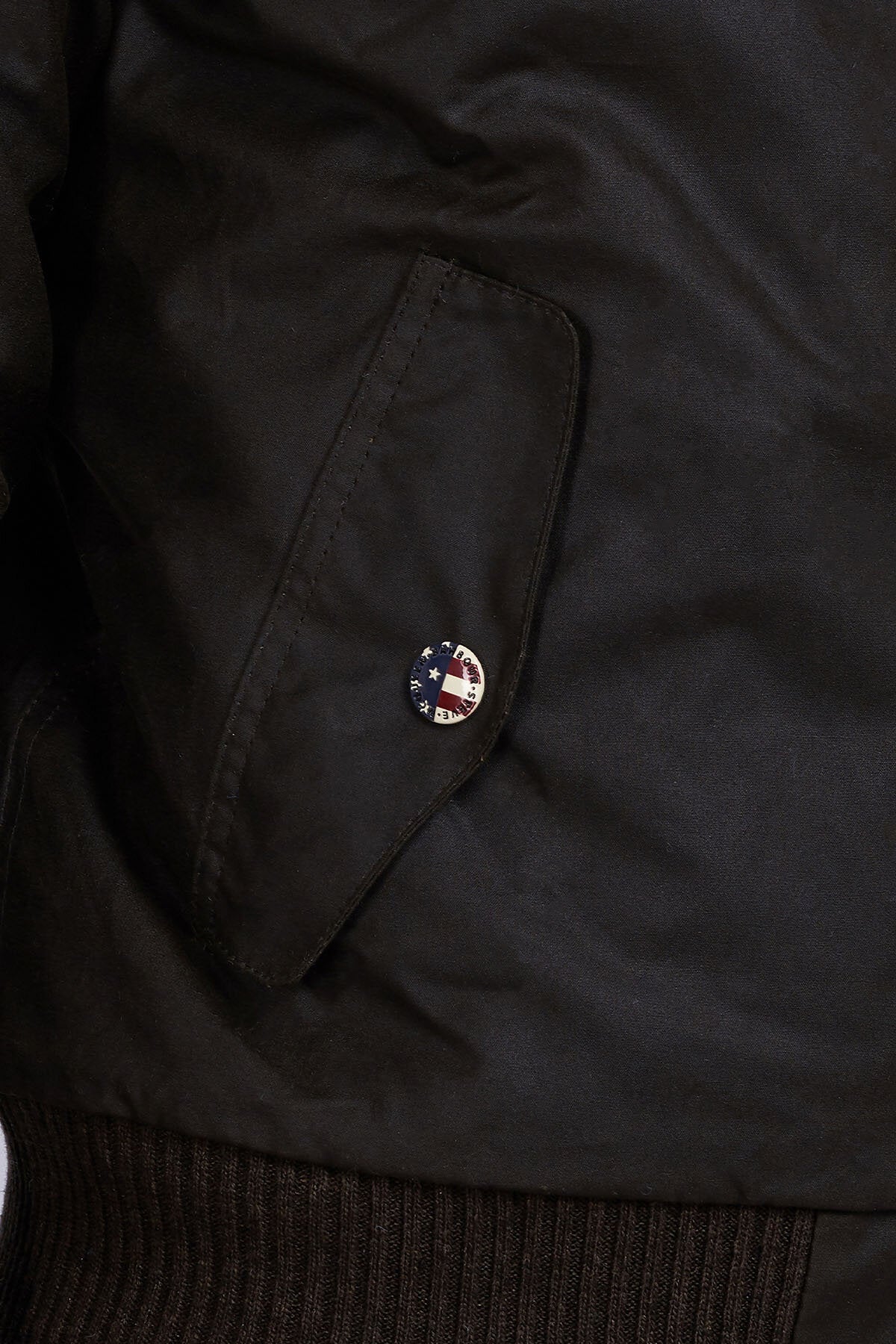 Waxed Cotton Bomber Jacket