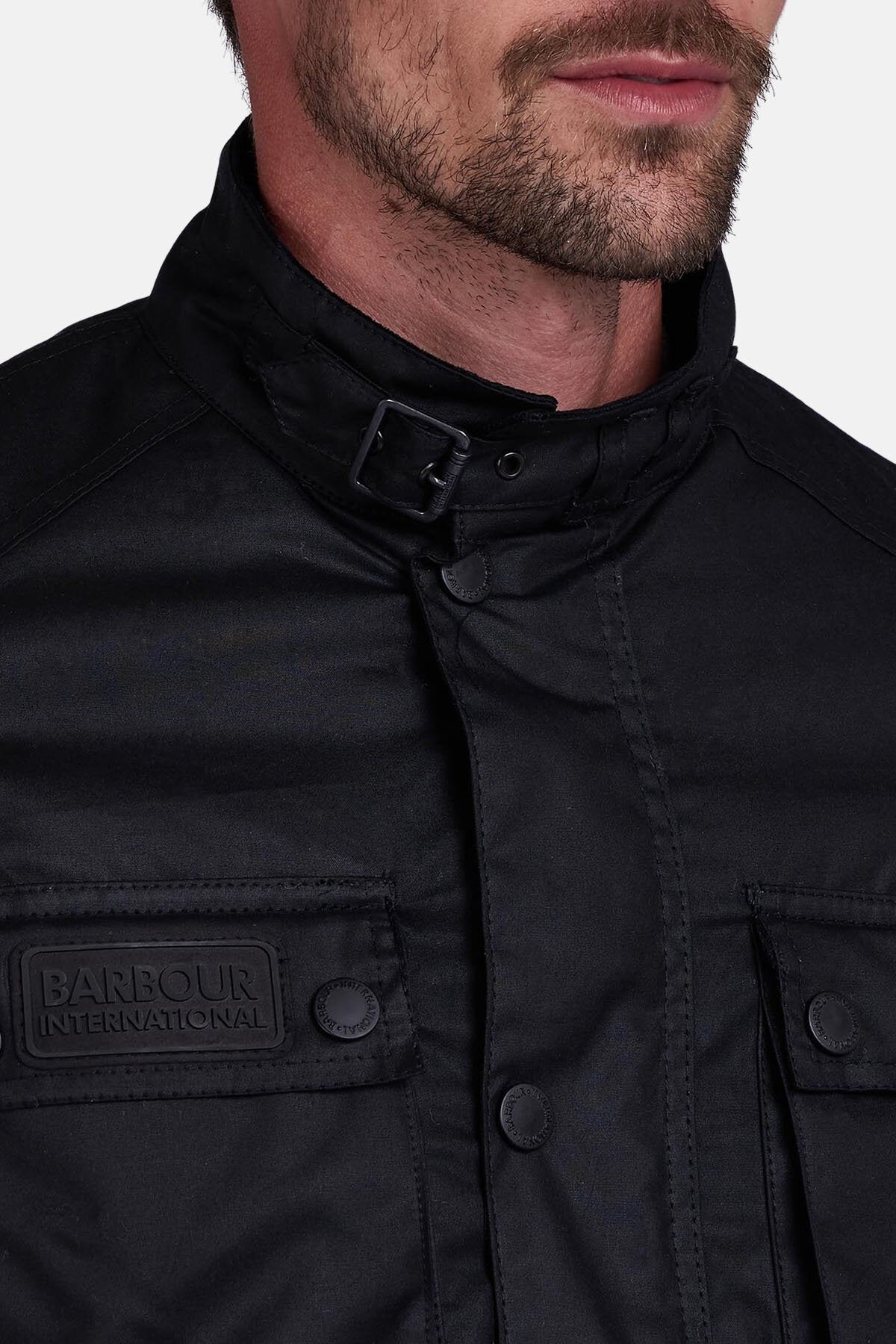 Jacke aus gewachster Baumwolle